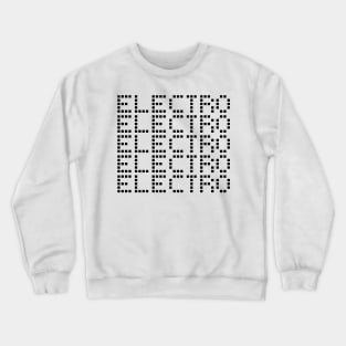 electro digital logo Crewneck Sweatshirt